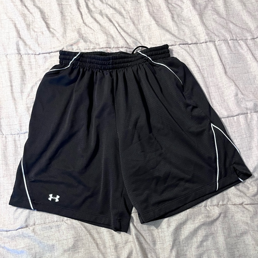 Under Armour Soccer Short size Small, black white